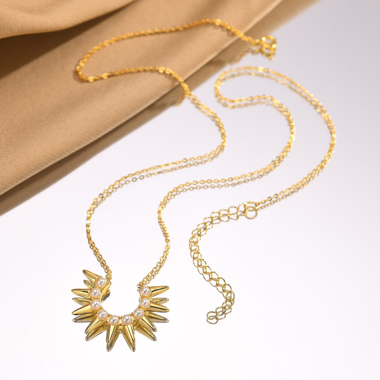 WP496 - Golden Necklace Pendant for Women — image 4