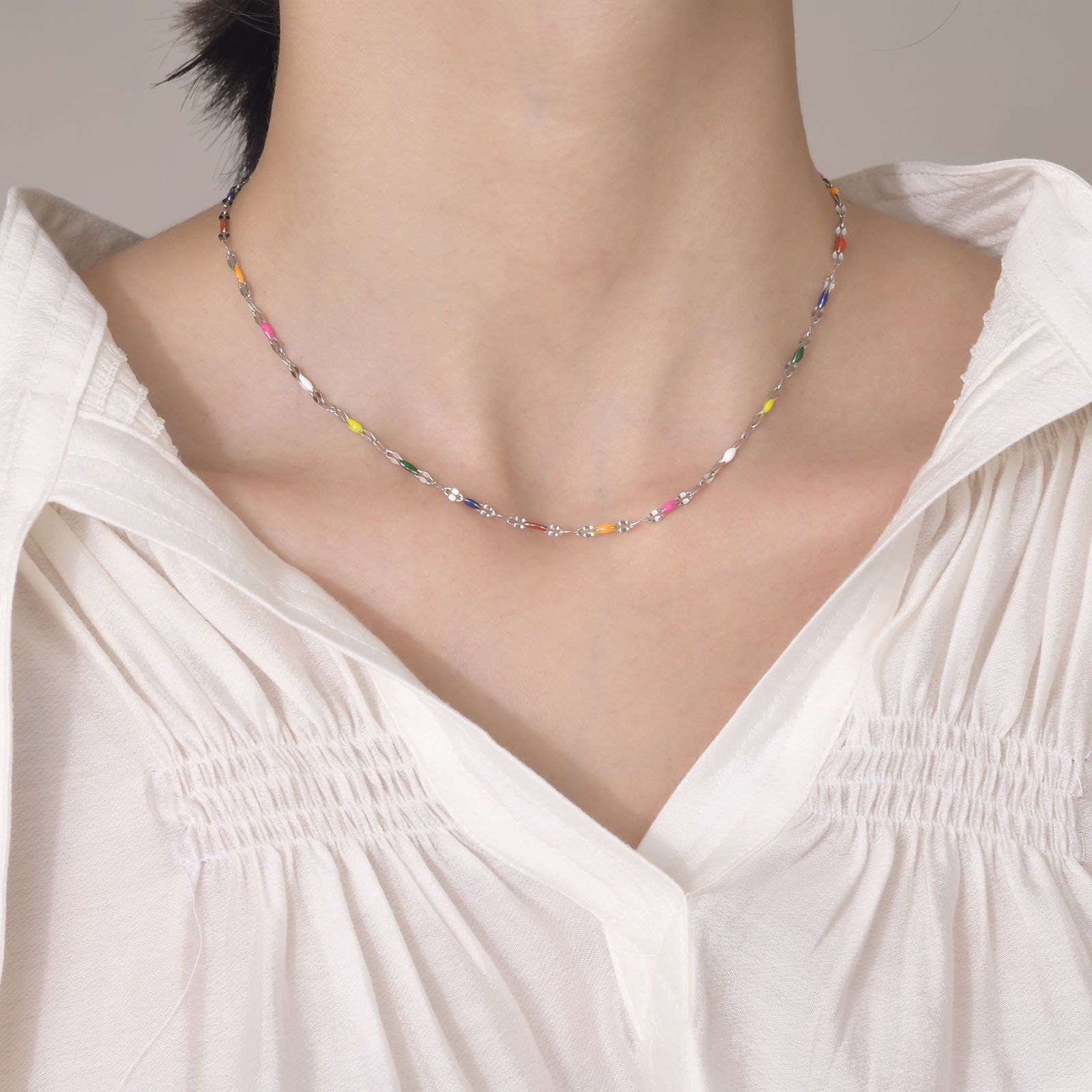 WP497 - Green Necklace Pendant for Women — image 4