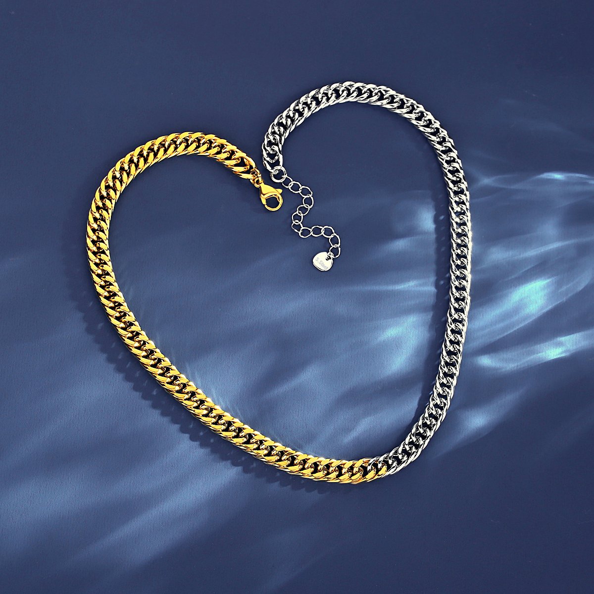 WP498 - 2 Tone Necklace Pendant for Women
