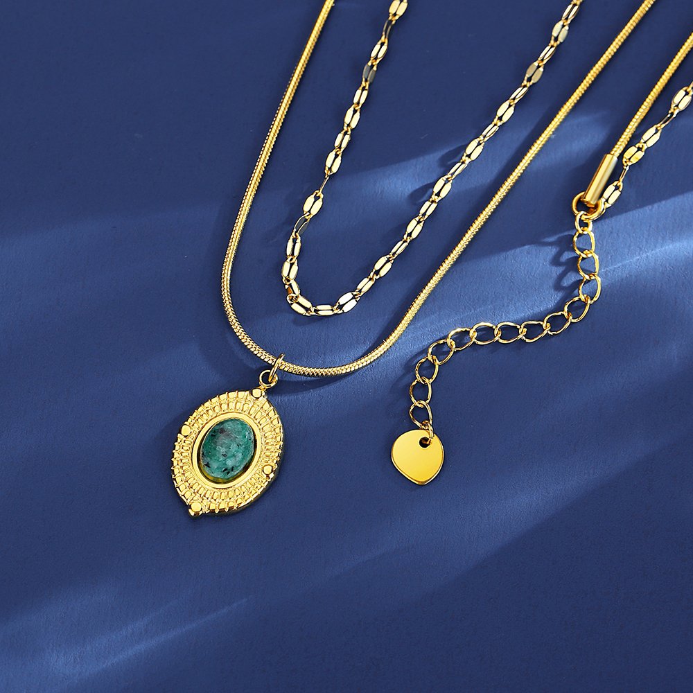 WP502 - Golden Necklace Pendant for Women — image 5
