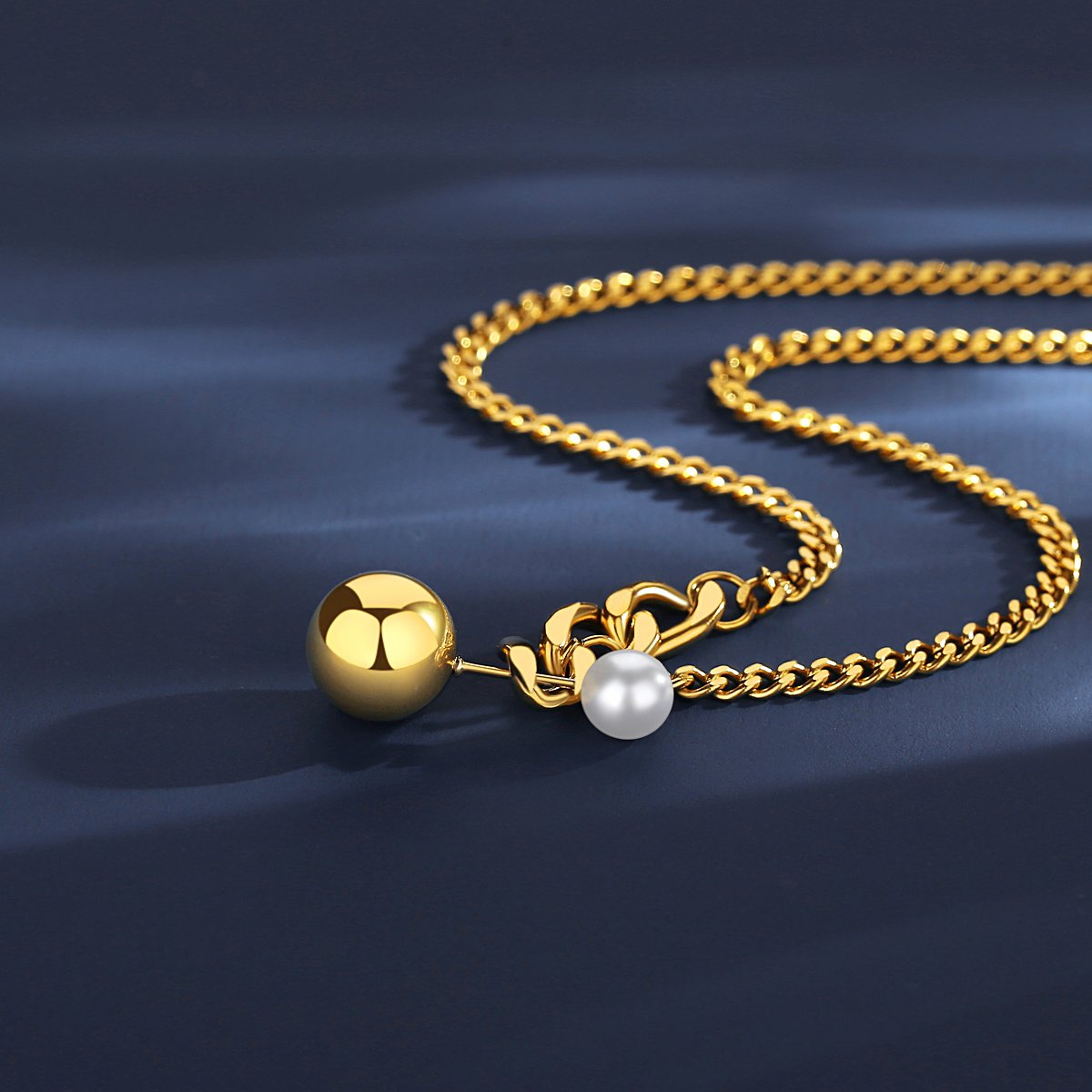 WP503 - Golden Necklace Pendant for Women — image 3