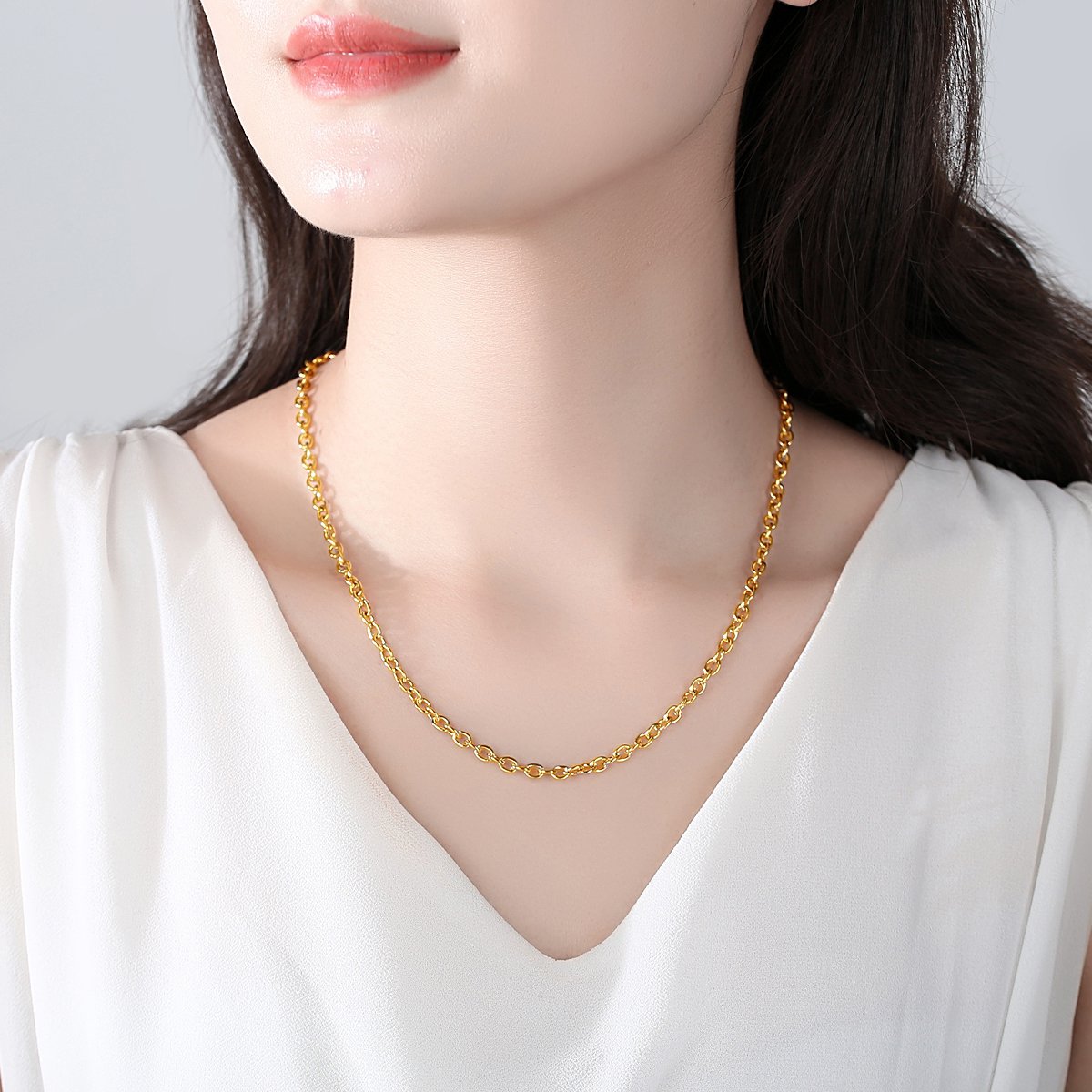 WP504 - Golden Necklace Pendant for Women