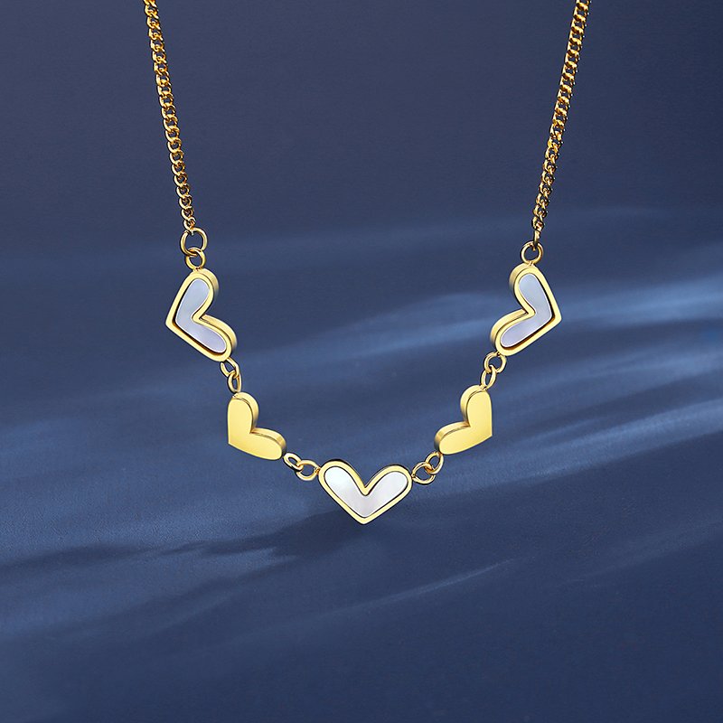 WP521 - Golden Necklace Pendant for Women