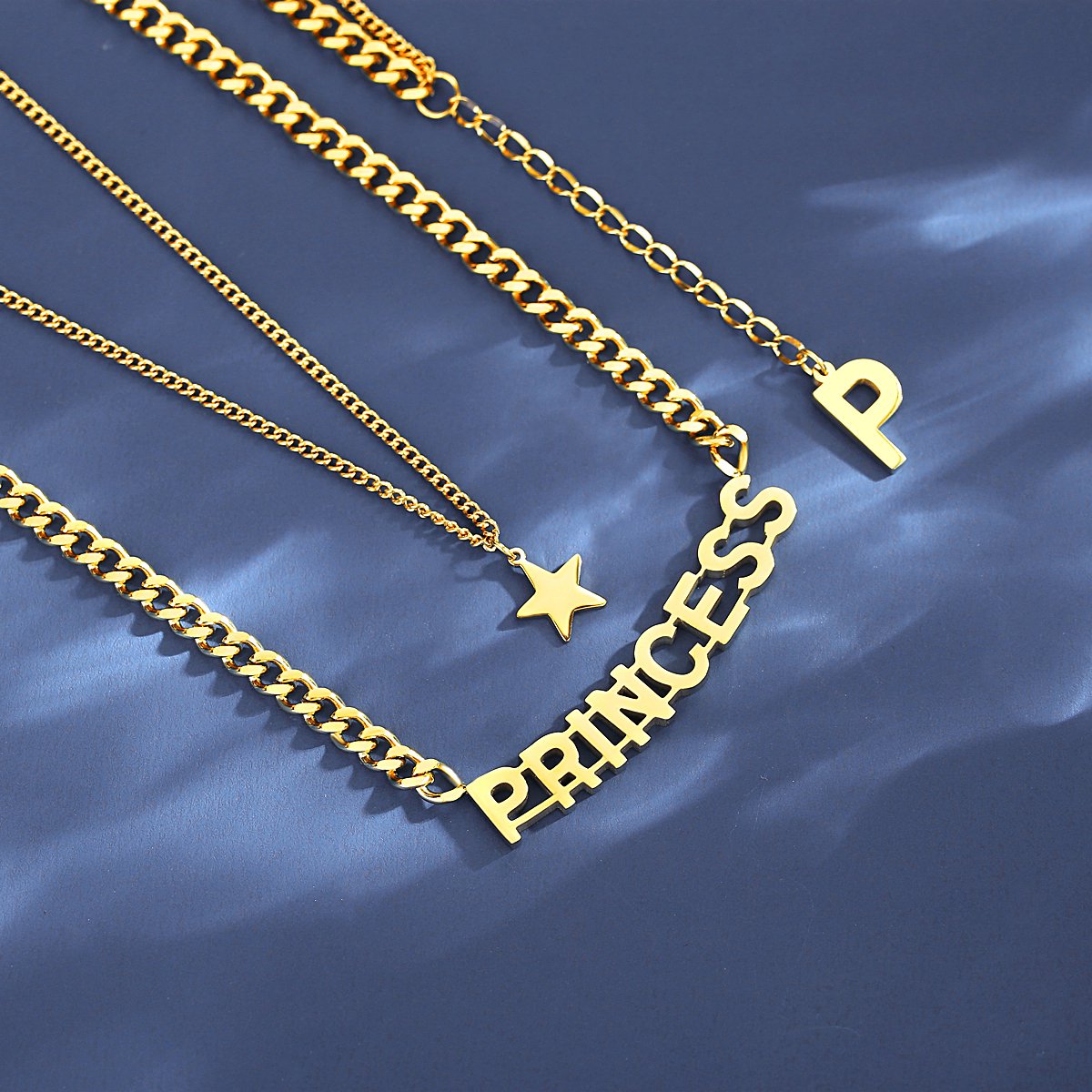 WP523 - Golden Necklace Pendant for Women — image 3