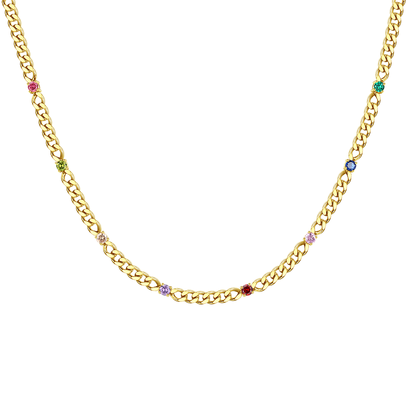 WP524 - White Stone Necklace Pendant for Women