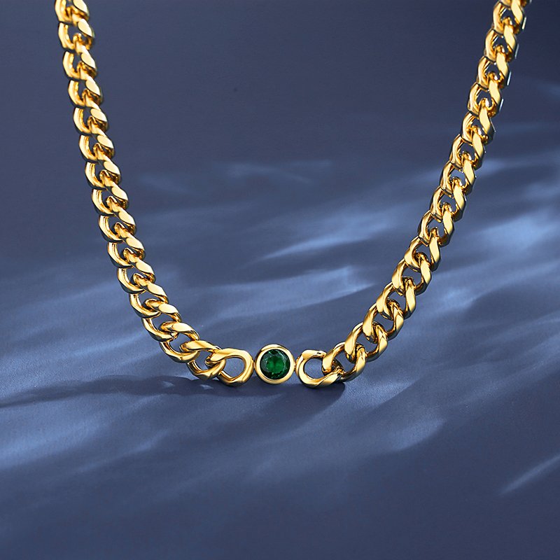 WP526 - Golden Necklace Pendant for Women