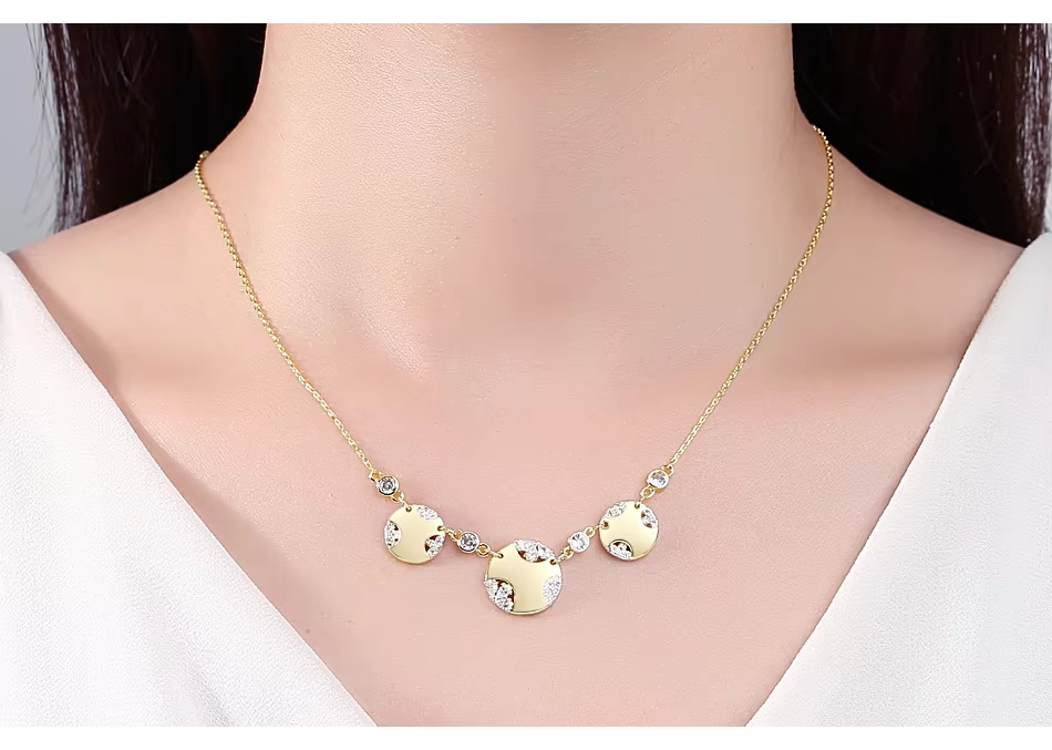 WP537- Golden Women Necklace Pendant