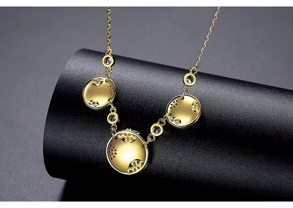 WP537- Golden Women Necklace Pendant — image 3