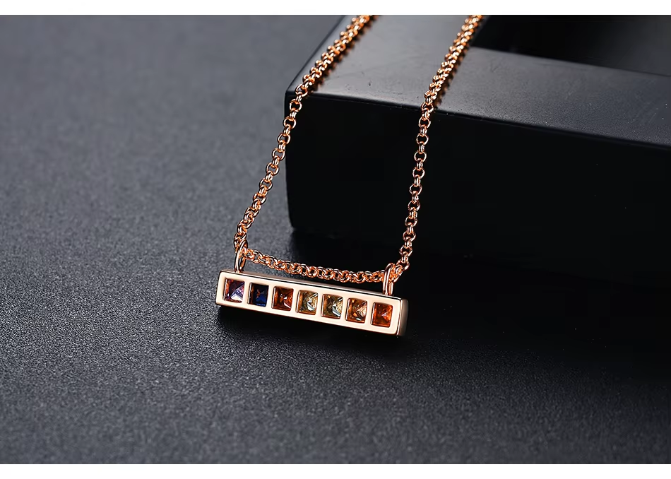 WP538 - Rose Gold Women Necklace Pendant — image 4