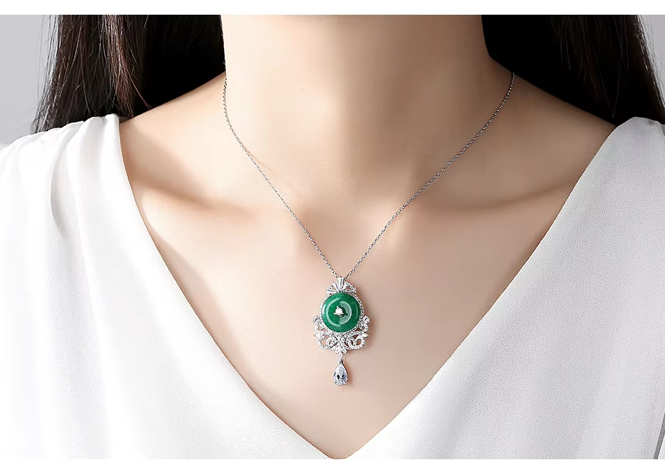 WP551- Silver Women Necklace Pendant