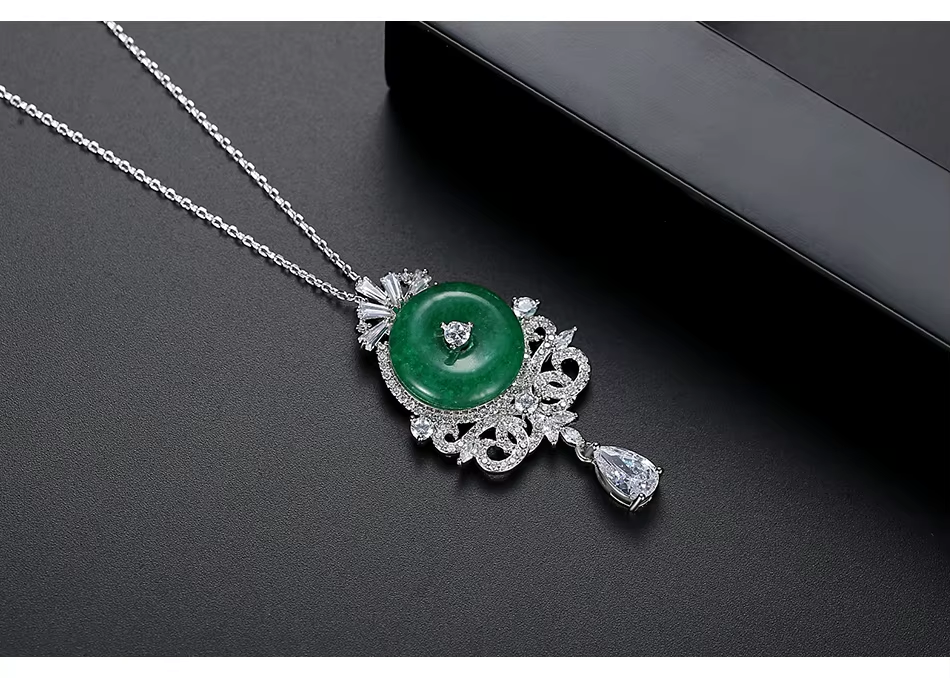 WP551- Silver Women Necklace Pendant — image 3