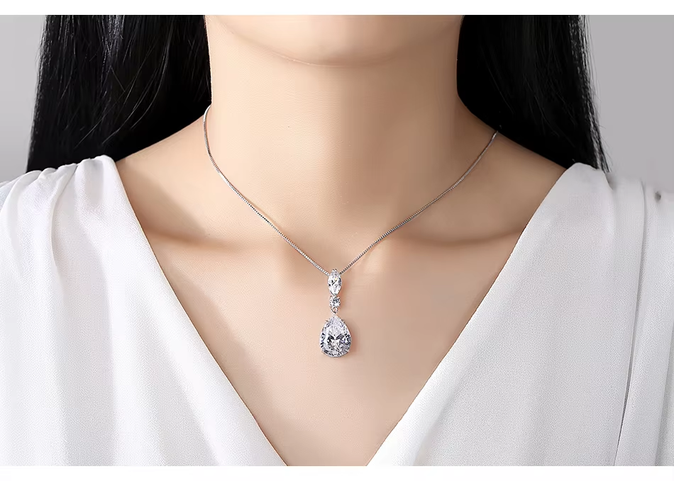 WP552- Blue Women Necklace Pendant