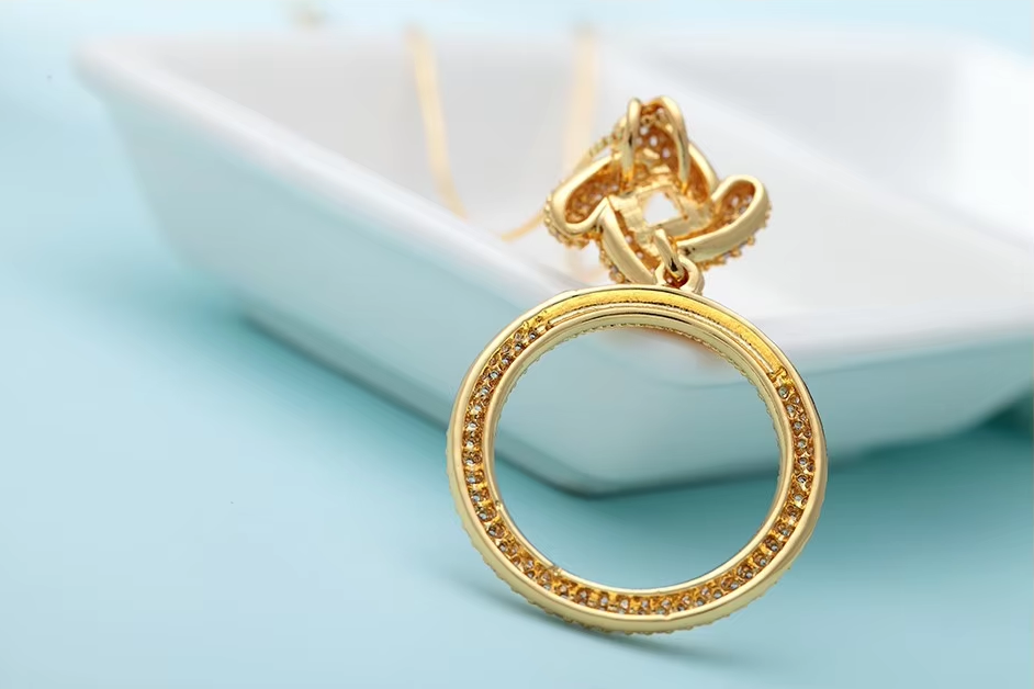 WP557- Back Women Necklace Pendant — image 4