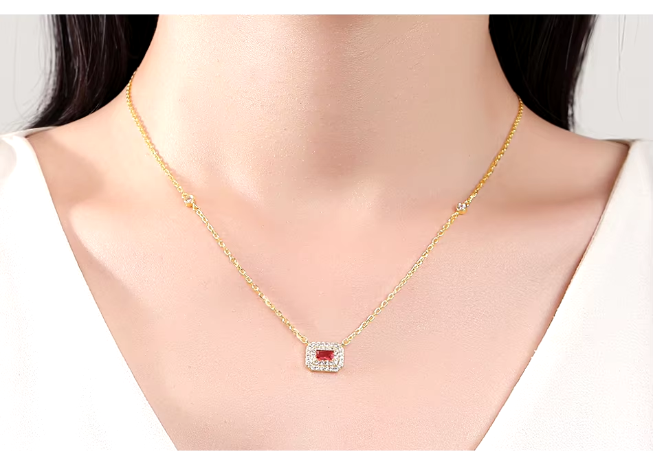 WP568- Blue Women Necklace Pendant