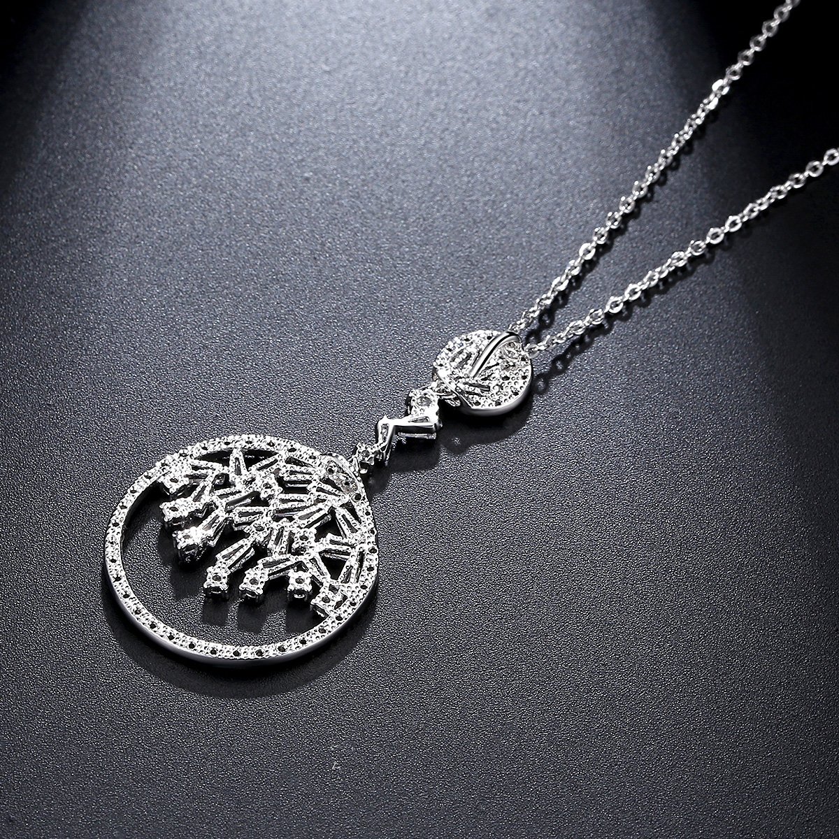 WP610 - Silver Multi Women Necklace Pendant — image 3