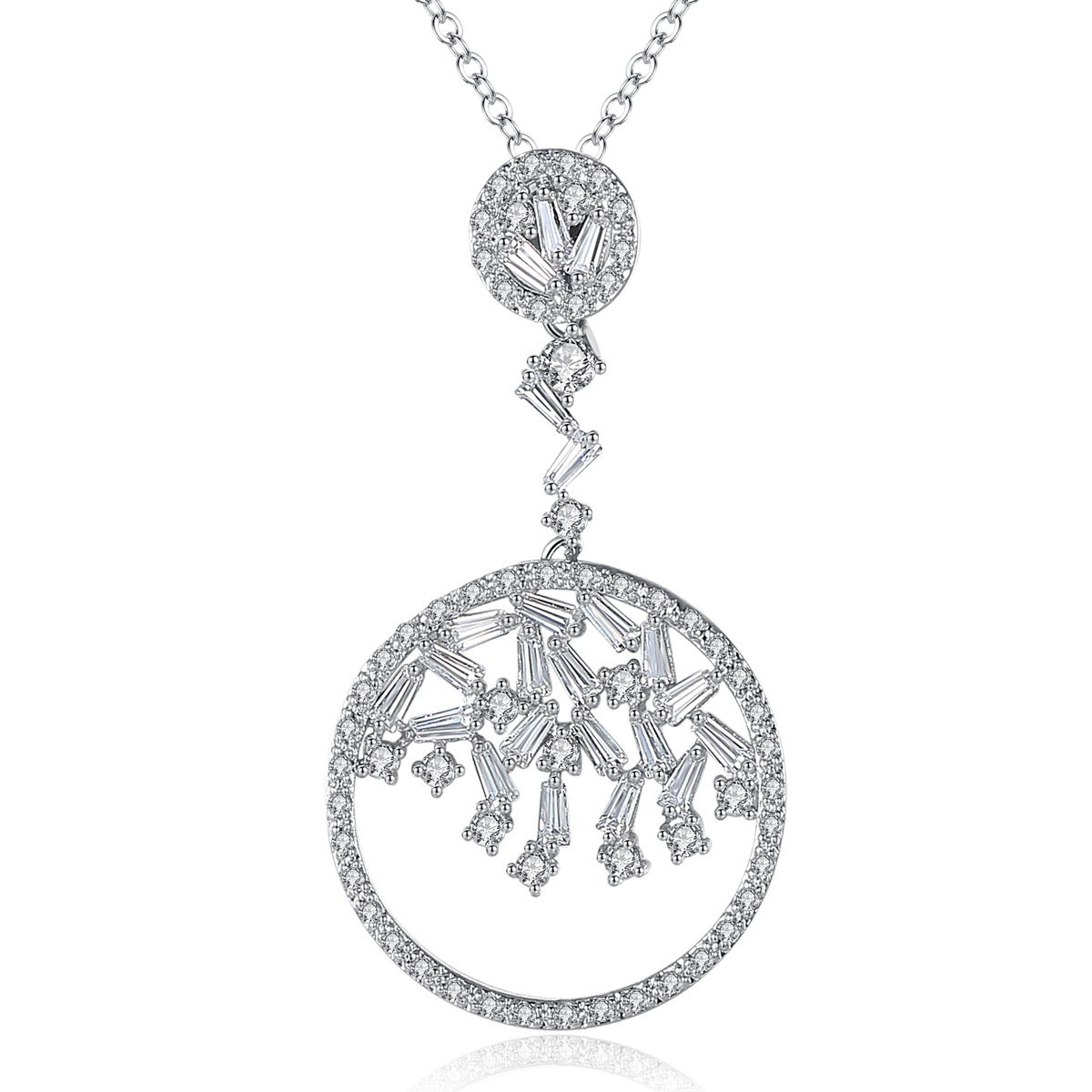WP610 - Silver Multi Women Necklace Pendant — image 4