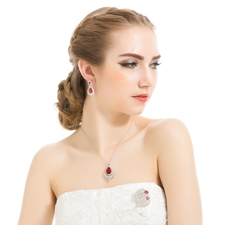 WP623 - Green Women Necklace Pendant — image 3