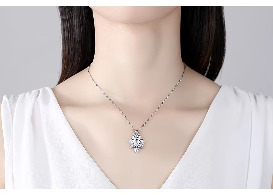 WP626- Silver Women Necklace Pendant