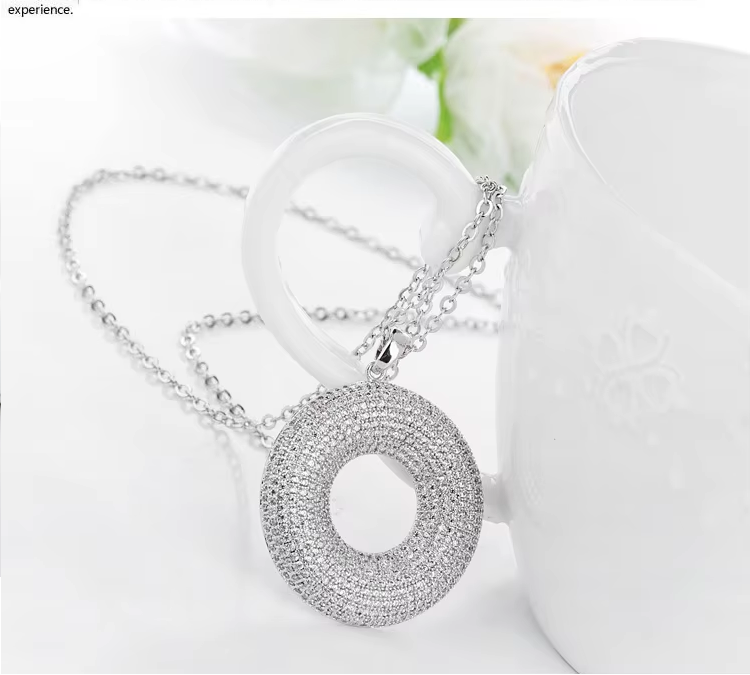 WP84- Silver Women Necklace Pendant — image 3