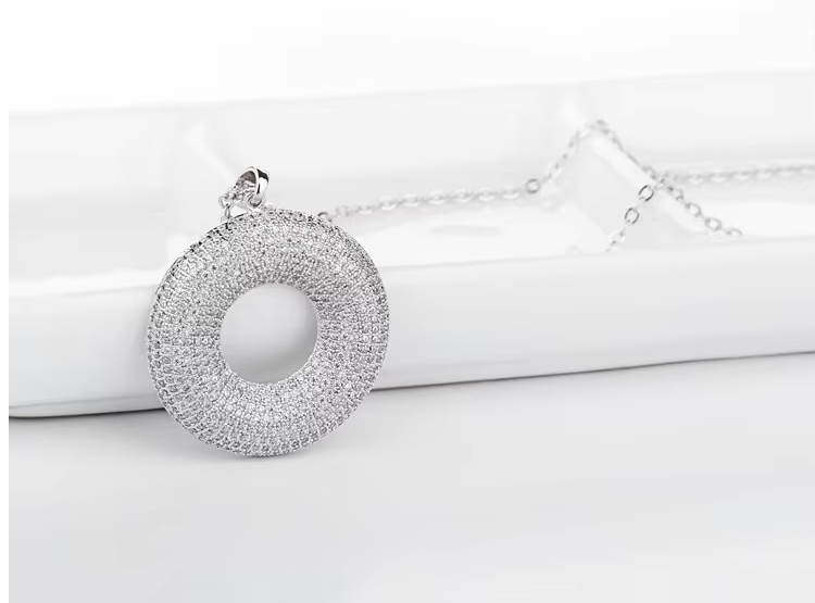 WP84- Silver Women Necklace Pendant — image 4