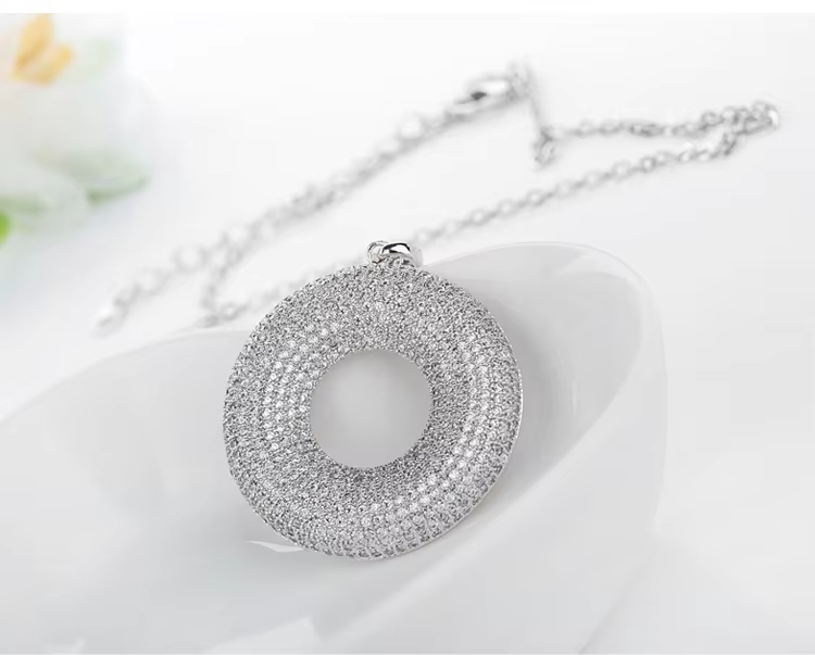 WP84- Silver Women Necklace Pendant — image 5