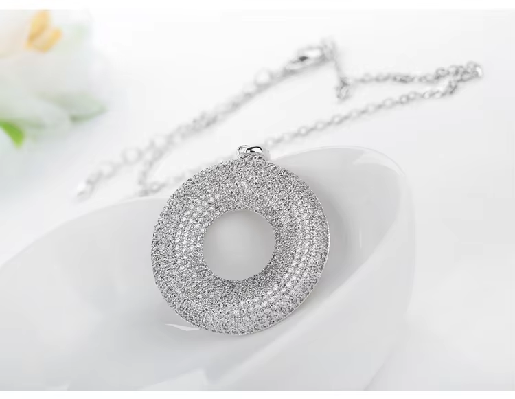 WP84- Silver Women Necklace Pendant — image 7