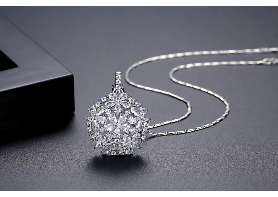 WP529- Silver Women Necklace Pendant