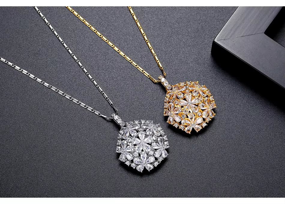 WP529- Silver Women Necklace Pendant — image 3