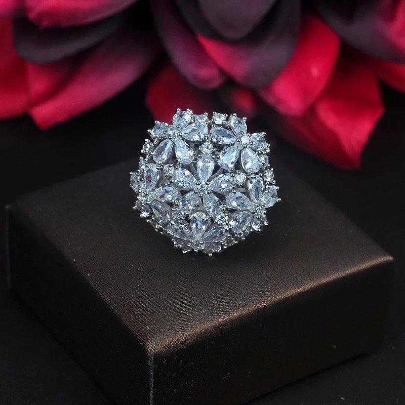 WR106 Silver Luxury Ring for Women — image 21