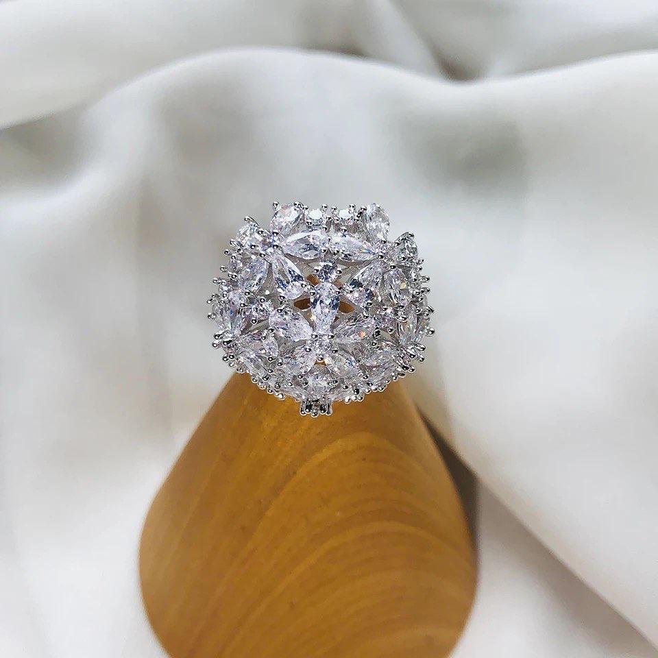 WR106 Silver Luxury Ring for Women — image 22