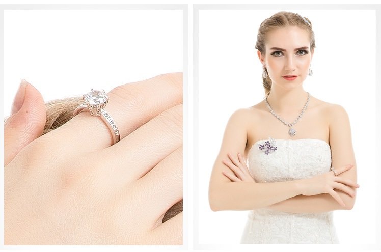 WR169 Silver Luxury Ring for Women