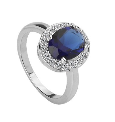 WR174 Blue Sapphire - Women Ring