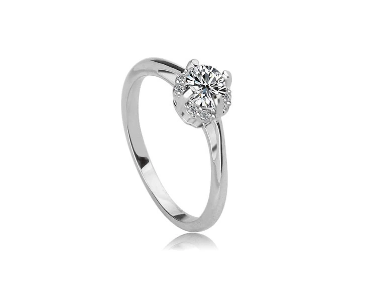 WR175 Silver Luxury Ring for Women