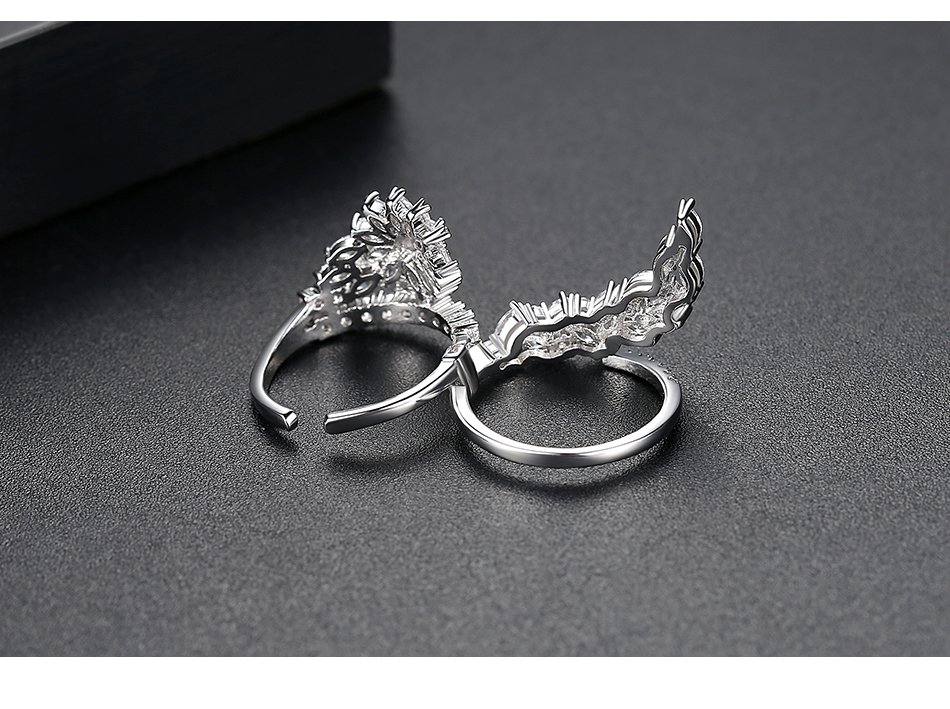 WR249 Silver Luxury Ring for Women (Adjustable Ring)