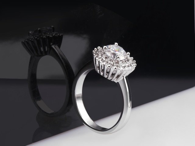 WR166 Silver Luxury Ring for Women — image 6