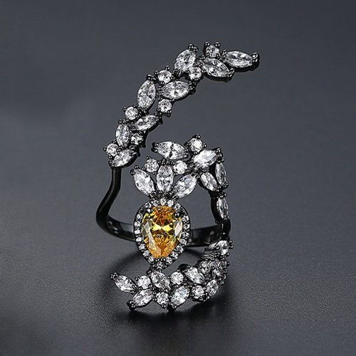 WR342 - Black Adjustable Ring