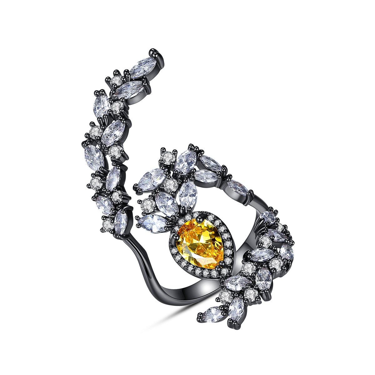 WR342 - Black Adjustable Ring — image 4