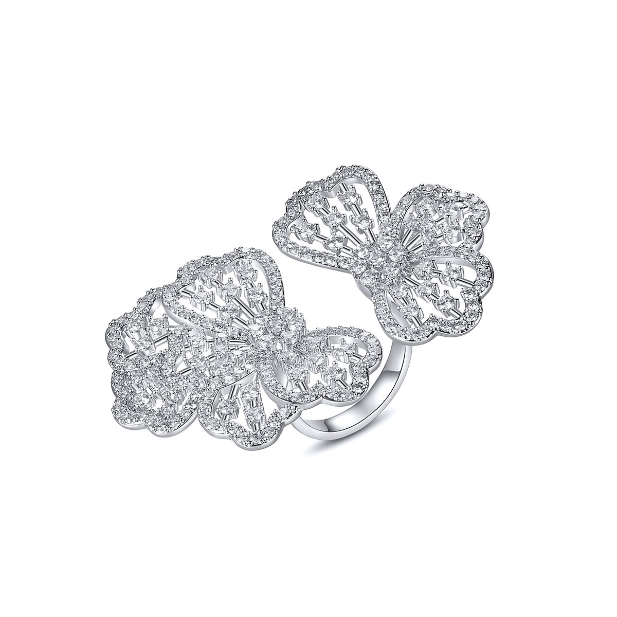 WR374 Silver Luxury Ring for Women (Adjustable Ring) — image 4