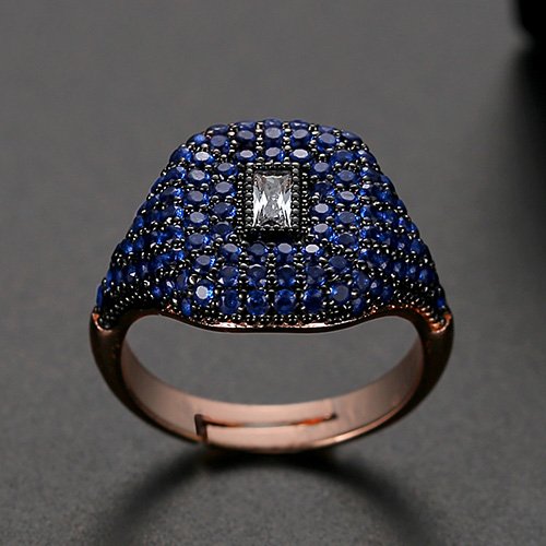 WR387 Blue Luxury Ring for Women