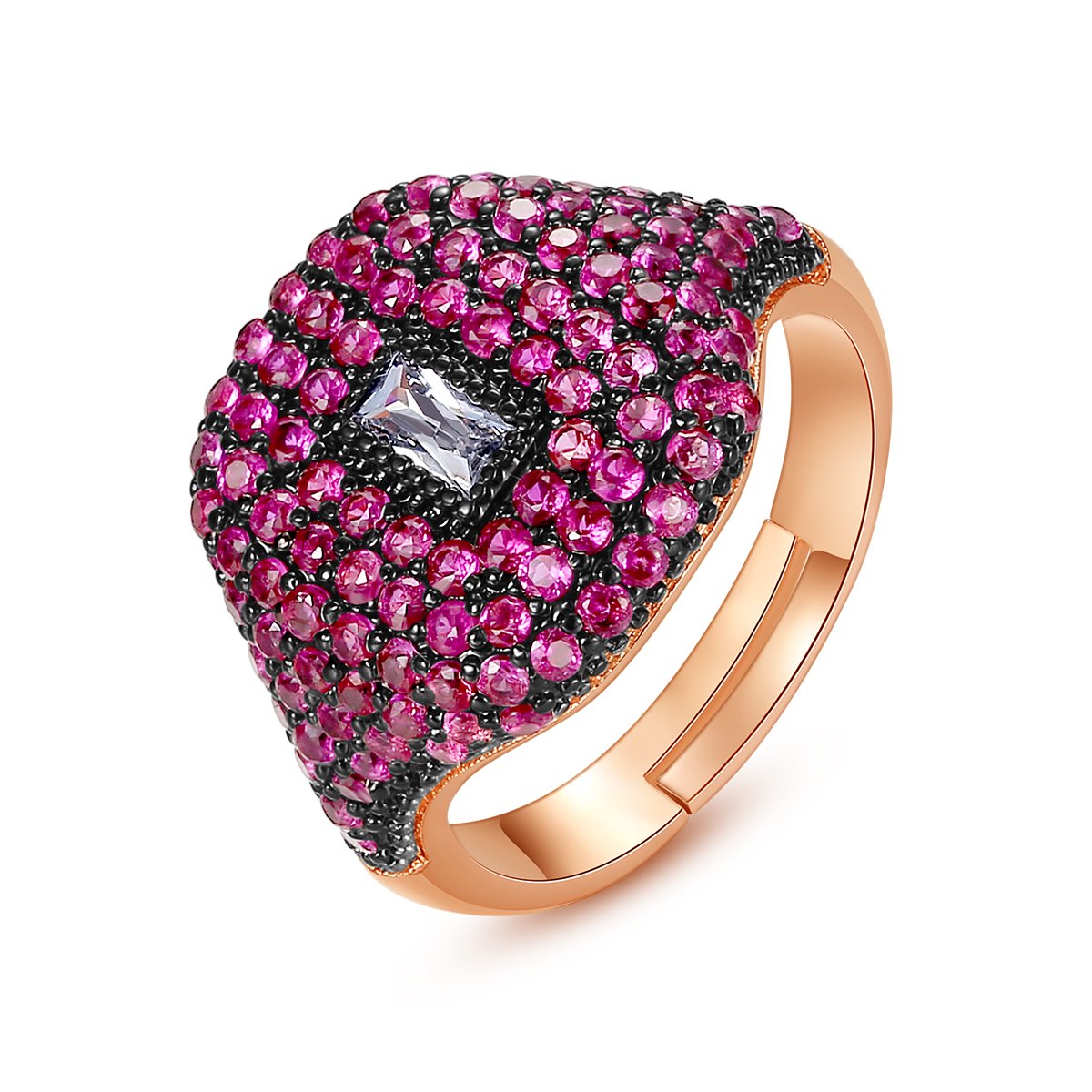 WR387 Green Luxury Ring for Women — image 4