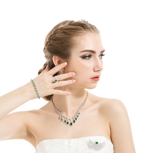 WR398 White Luxury Ring for Women — image 3