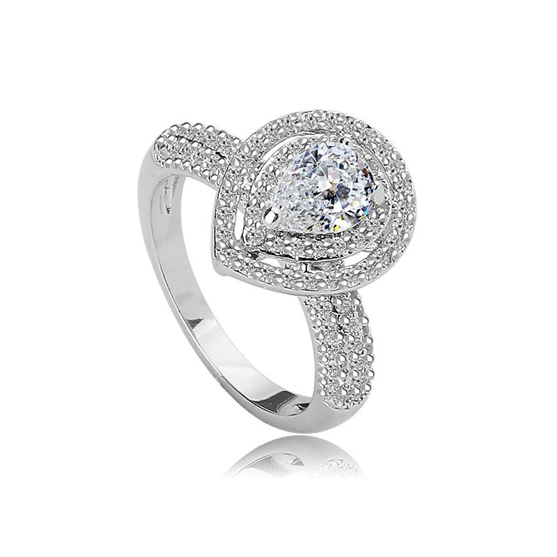 WR398 White Luxury Ring for Women — image 4