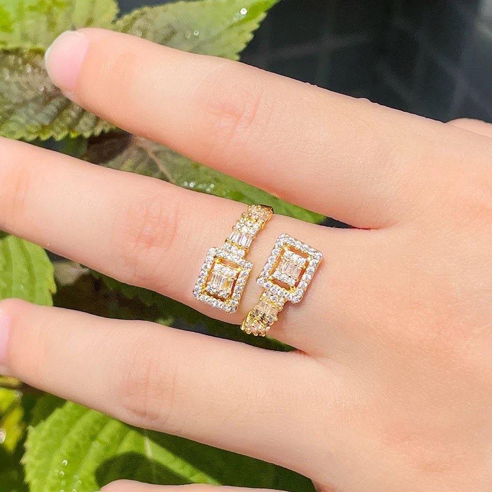 WR401 Silver Luxury Ring for Women (Adjustable Ring)