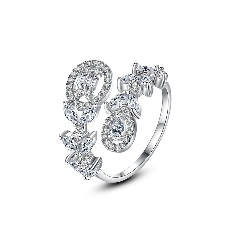 WR408 Silver Luxury Ring for Women (Adjustable Ring)