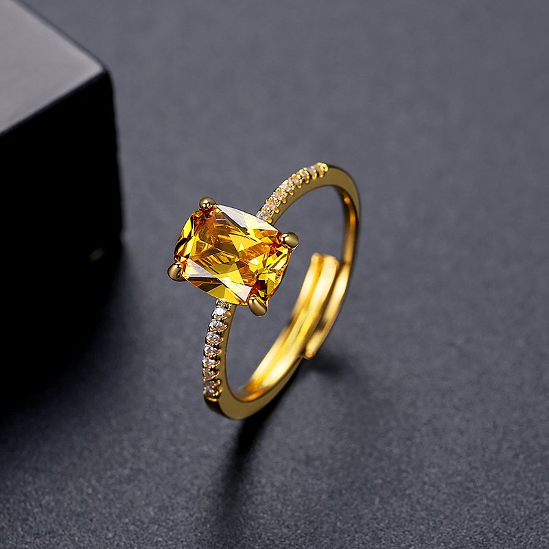 WR410 Golden Luxury Ring for Women (Adjustable Ring)