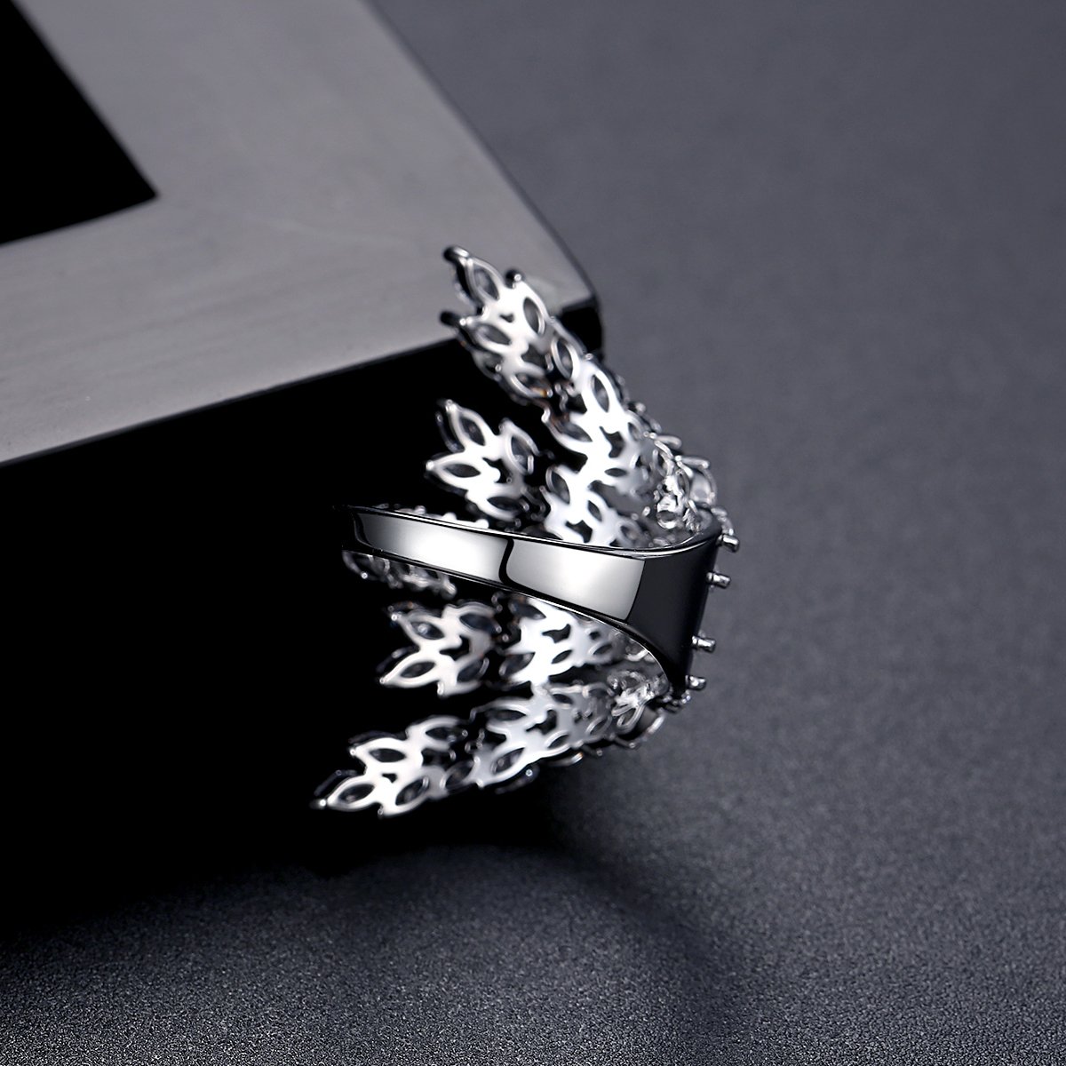WR413 Golden Luxury Ring for Women (Adjustable Ring) — image 5