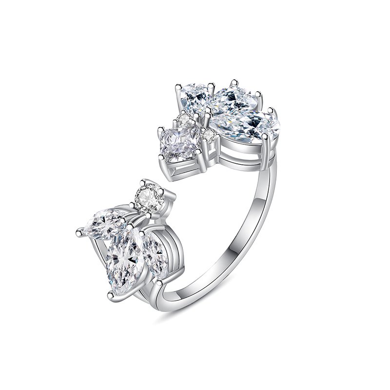 WR414 White Luxury Ring for Women — image 5