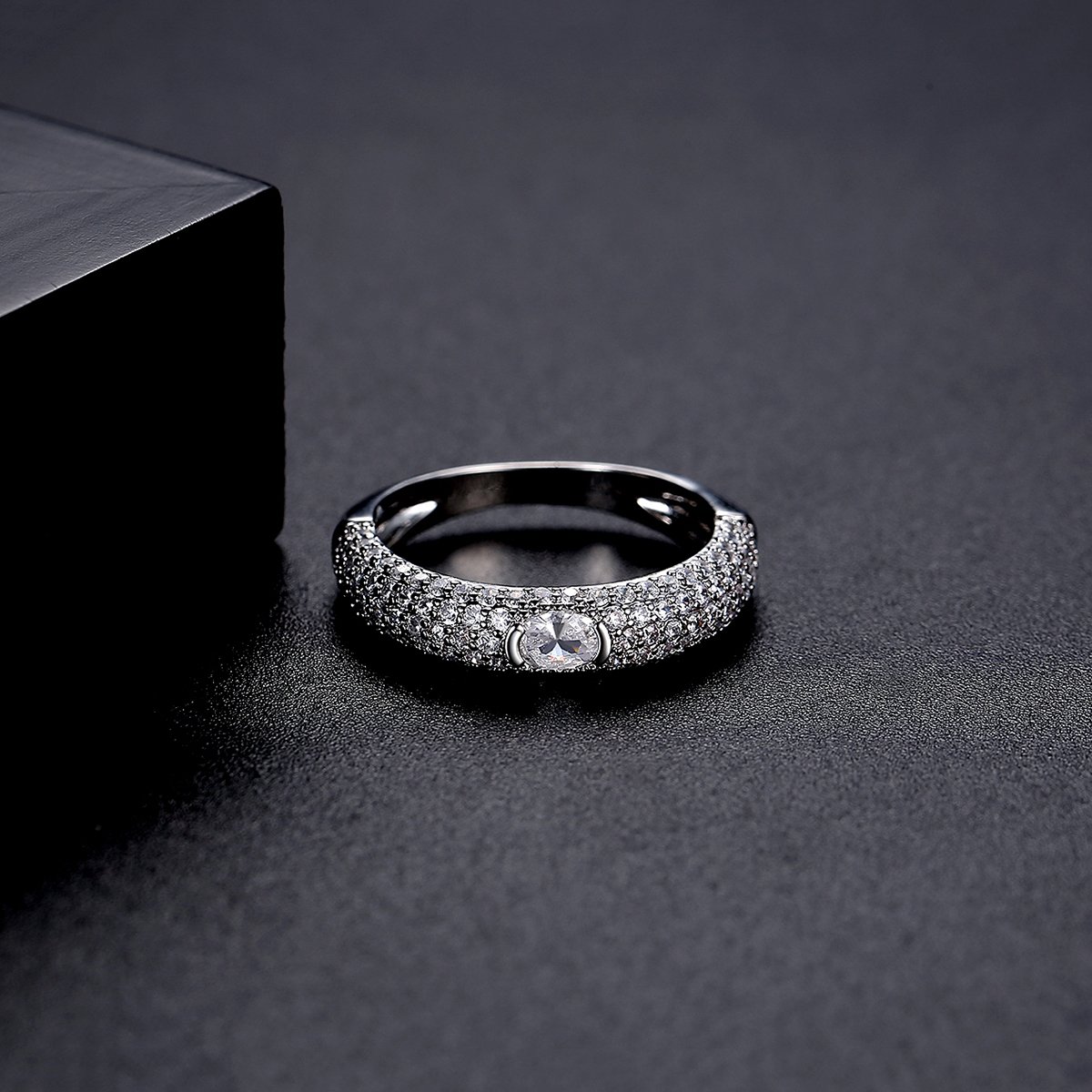 WR415 Silver Luxury Ring for Women