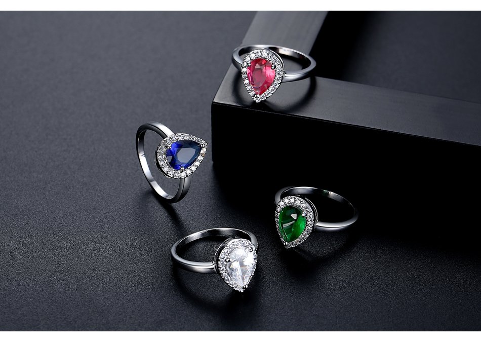 WR434 Blue Luxury Ring for Women