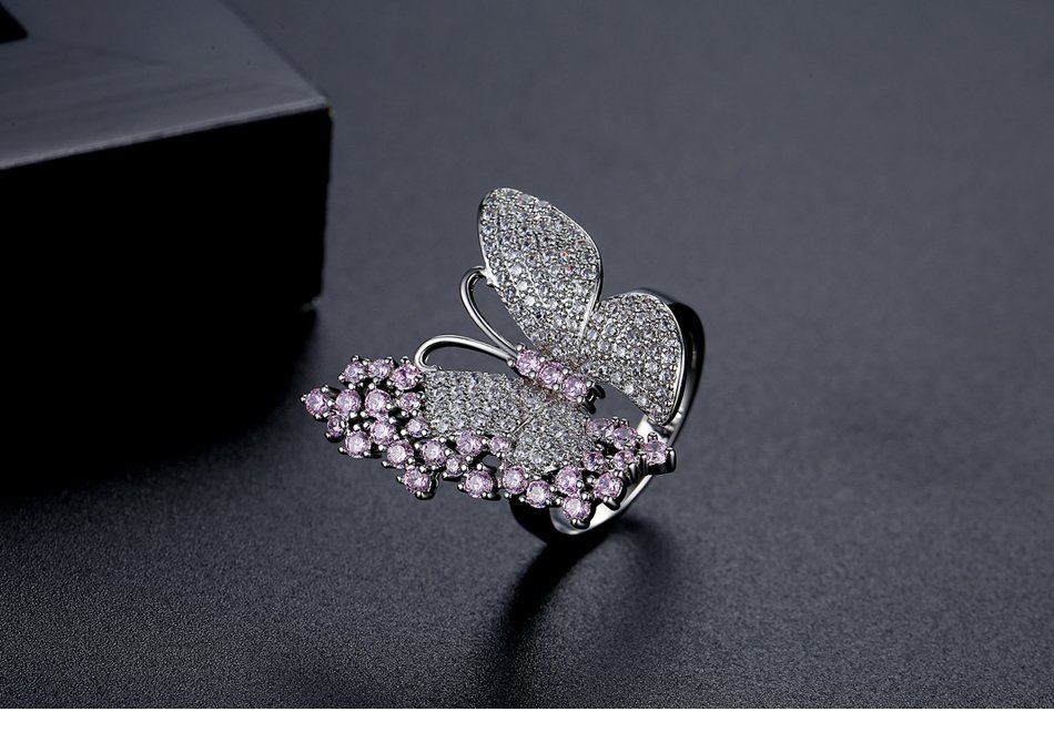 WR439 Silver Luxury Ring for Women (Adjustable Ring)